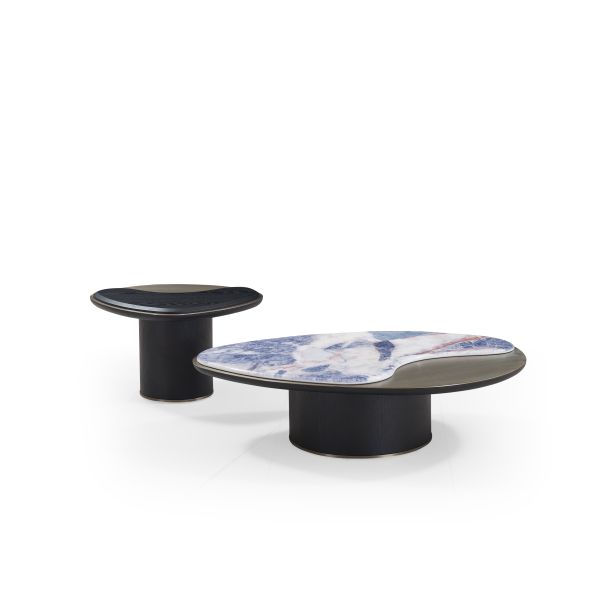 Marble Top Wooden Base Coffee Table Living Room Sofas Center Table with Sintered Stone Tea Table