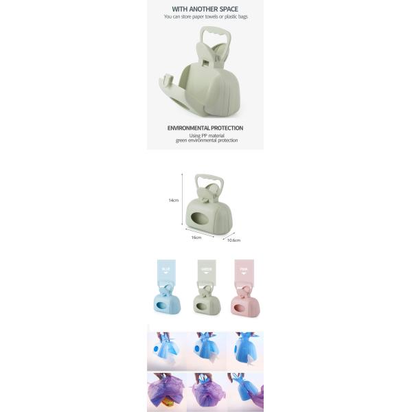 Blue Portable Pet Poop Picker Toilet Bowl Poo Picker For Dogs