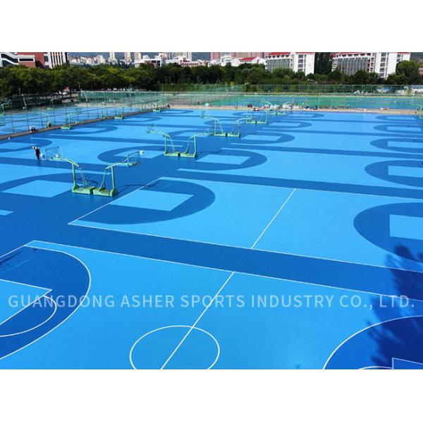 На открытом воздухе SPU краски справляясь материальная толщина 8mm для баскетбольной площадки