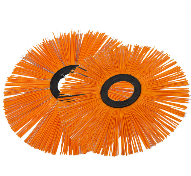 Inner Diameter 80x Outer Diameter 400 Multifunctional Snow Removal Machine Brush Blade For Environmental Sanitation Snow Sweeping Brush Blade For Vehicles