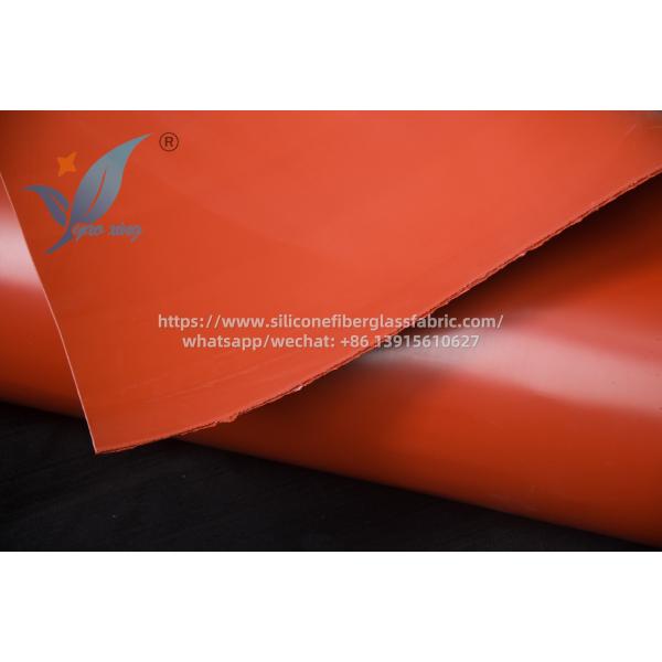 Fireproof Silicone Coated Fiberglass Fabric For Fire Doors High Strength