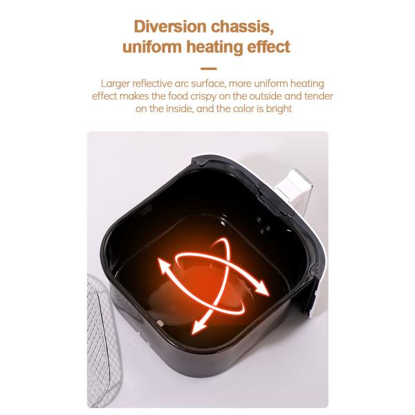 10V To 120V 220V To 240V Smart Air Fryers 0-60min