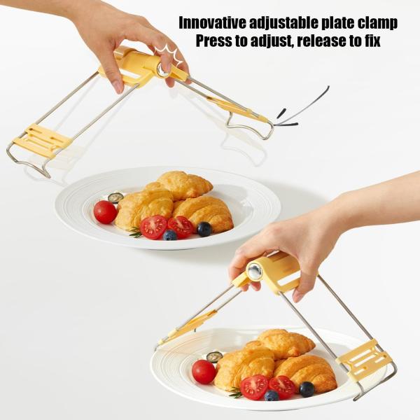 New Arrival Multi Gear Adjustment Kitchen Hot Food Anti Scald Dish Bowl Clip