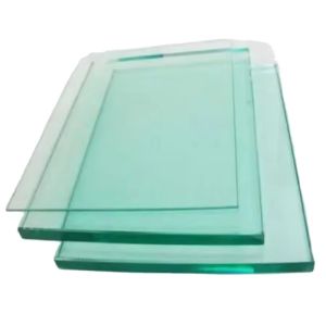 10mm Champagne Glazed Glass Plate Impact Resistant Narrow Edge Design