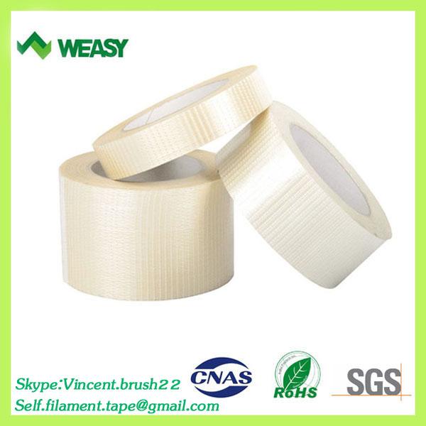 Filament tape for appliance industry