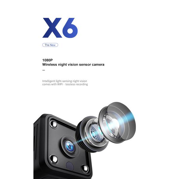 Night Vision CCTV Surveillance Mini Camera 1080p Wireless WiFi