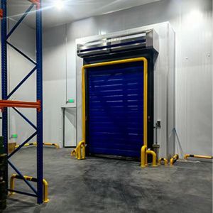 Durable High Speed Freezer Door 1.5-3.8KW Rapid Opening / Closing