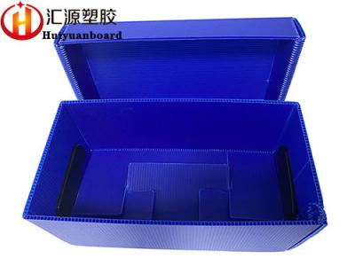 1200gsm Foldable Corrugated Plastic Box , Corrugated Plastic Storage Boxes