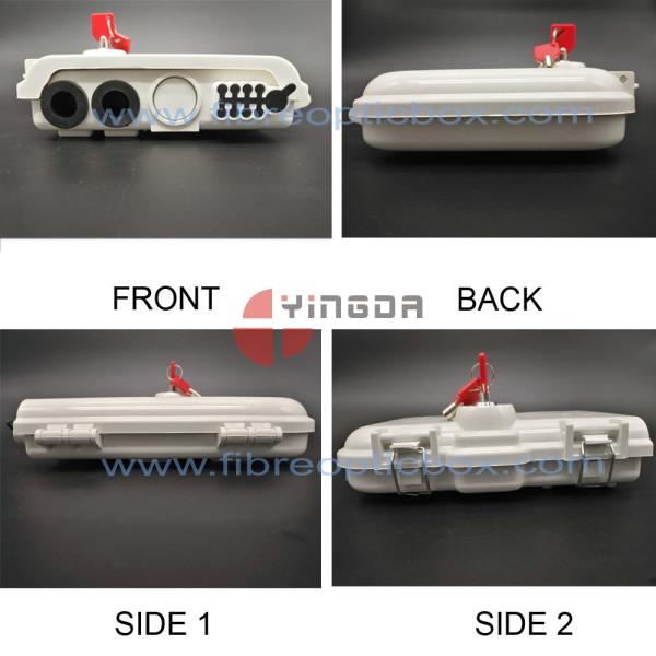 FTTH NAP Outdoor Wall Mount 8 Ports Fiber Optic Splitter Acess Terminal Box