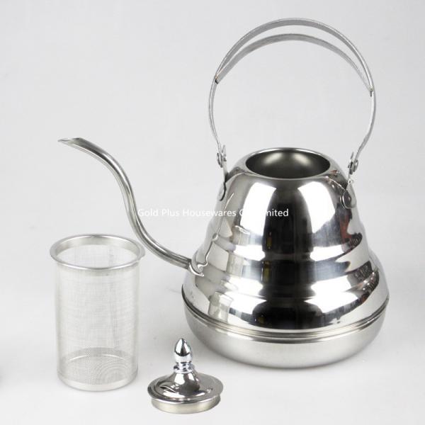High-grade gift pour over stainless steel gooseneck kettle hanging ear coffee pot pour coffee drip pot kettle