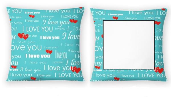 I Love You Pillow Cases sublimation pillow for Valentine's Gift