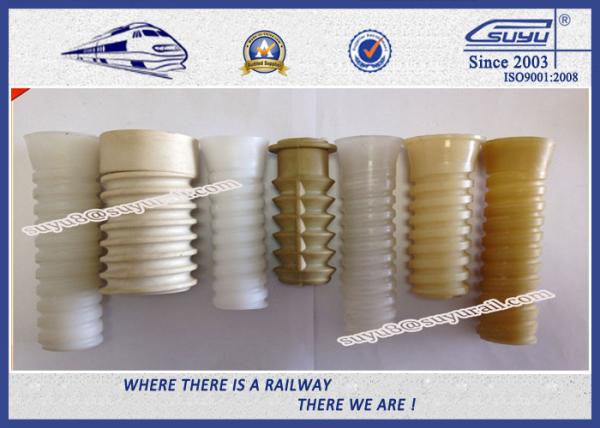 Passador material da luva plástica do HDPE Railway do isolador do trilho do prendedor