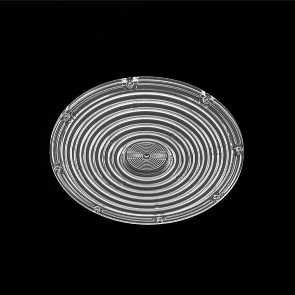 φ206mm Lentilles de remplacement à LED à haute puissance à 60 degrés pour les lumières UFO Highbay