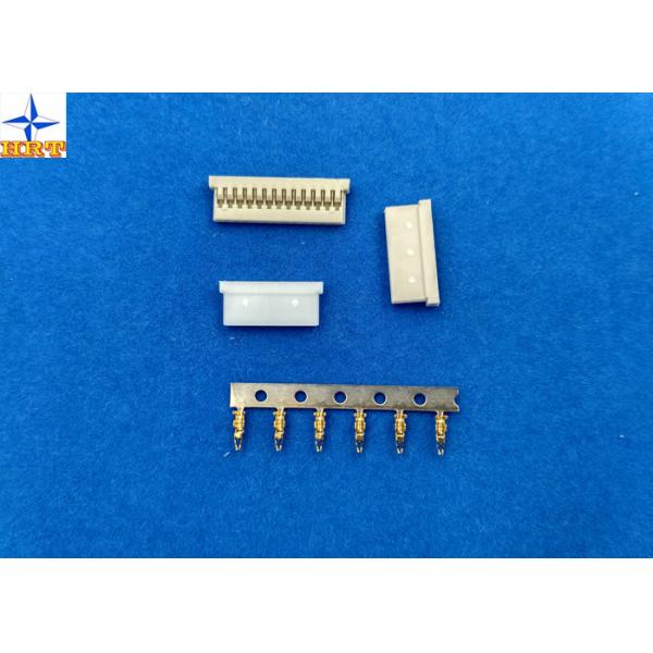 Electronics Single Row Printed Circuit Board Connectors With PA66 Material Crimp