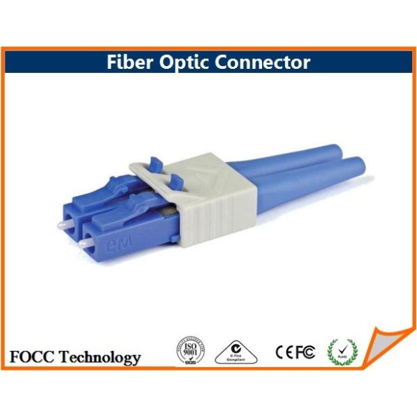 Standard LC Duplex Fiber Push-Pull Singlemode Optical Optic Connector Compact