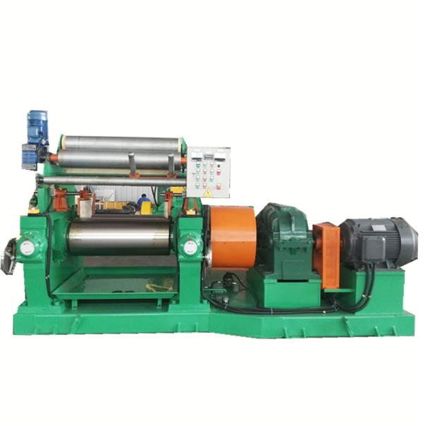 55KW 90KW Rubber Open Mixing Mill Two Roll Mill for Waste Tire Recycling