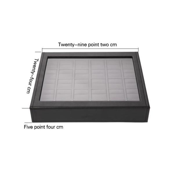 См. коробка дисплея ювелирных изделий ящика подноса товаров чернит цвет легкий к Дурабле хранения
