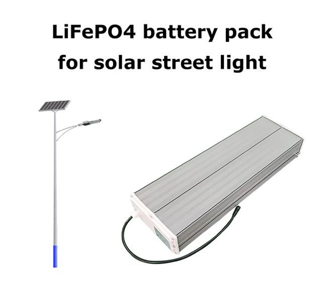 батарея лития Lifepo4 уличного света 25.6V 48Ah солнечная подгоняла
