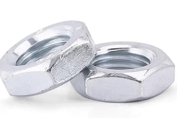 White Blue Carbon steel Galvanised Plain Hexagon Nuts Zinc plating Metal Hex bolt with hex nut