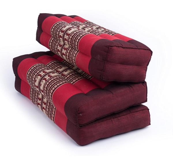 Red Pain Relief 100% Kapok Foldable Srf  Online Meditation Cushion