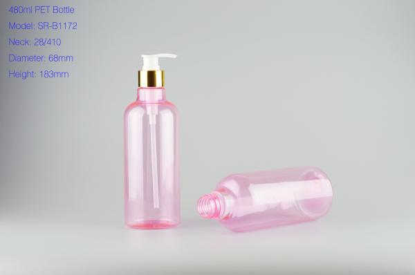 400ml beautiful PET bottle,hair conditioner bottle with lotion pump