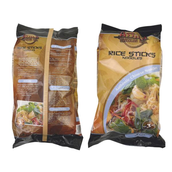 Лапши муки риса АТТИЛА, овощи лапш ленты риса варя совместно