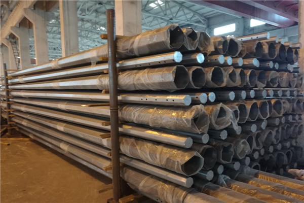 Carga de cálculo anti del moho del acero inoxidable del poste eléctrico tubular durable de poste