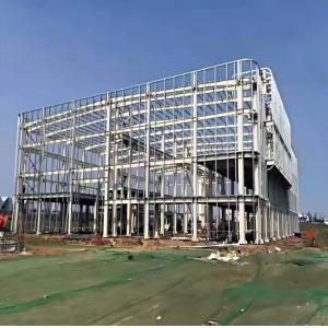 Q235B Q355B ASTM A36 High Rise Steel Structure Building For Hotels Offices