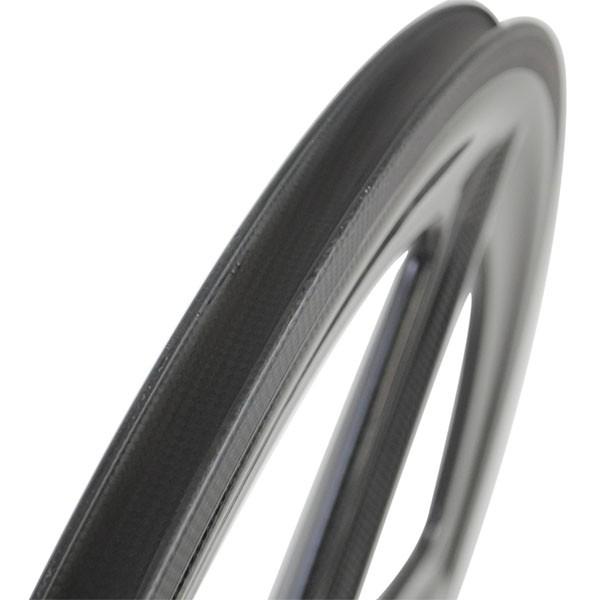 Best Quality YOUNGFAN BIKE 70mm  3-Spoke carbon wheels 700c tubular Chinese road wheels