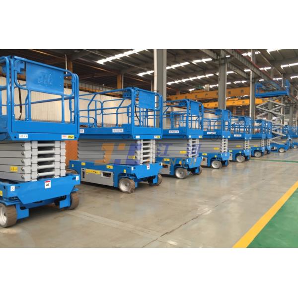 6m Platform Small Scissor Lift , Lightweight Scissor Lift Equipment GTJZ06