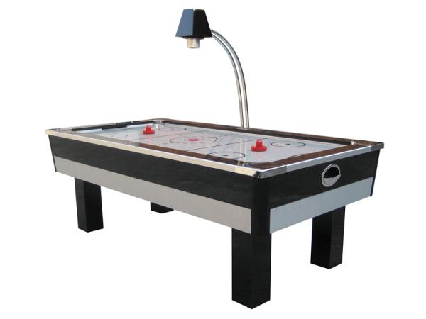 New Style Air Hockey Game Table Chromed Metal Corner With Projection Scorer