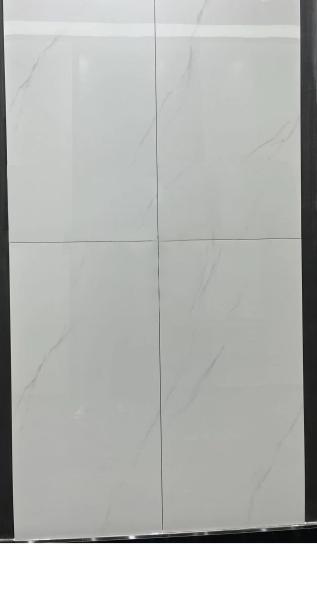 Polished Glazed Gray Ceramic Tiles 600x1200mm Full Body Clay