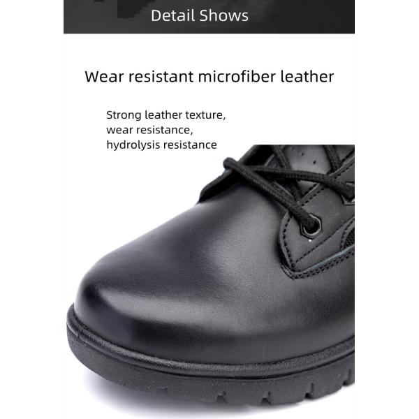Shockproof Tactical Military Leather Boot Antibacterial Moisture Proof Army Training Boots