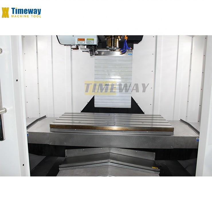 Metal Milling VMC1370 Vertical Machine Center with 5 T-Slots and Spindle Bore