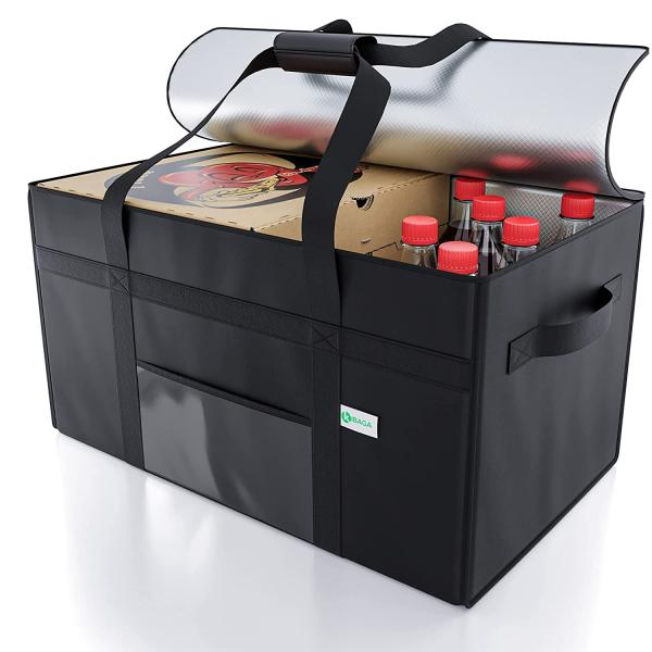 Customized Logo Insulated Thermal Food Delivery Bag Waterproof Catering Supply Cooler Bag