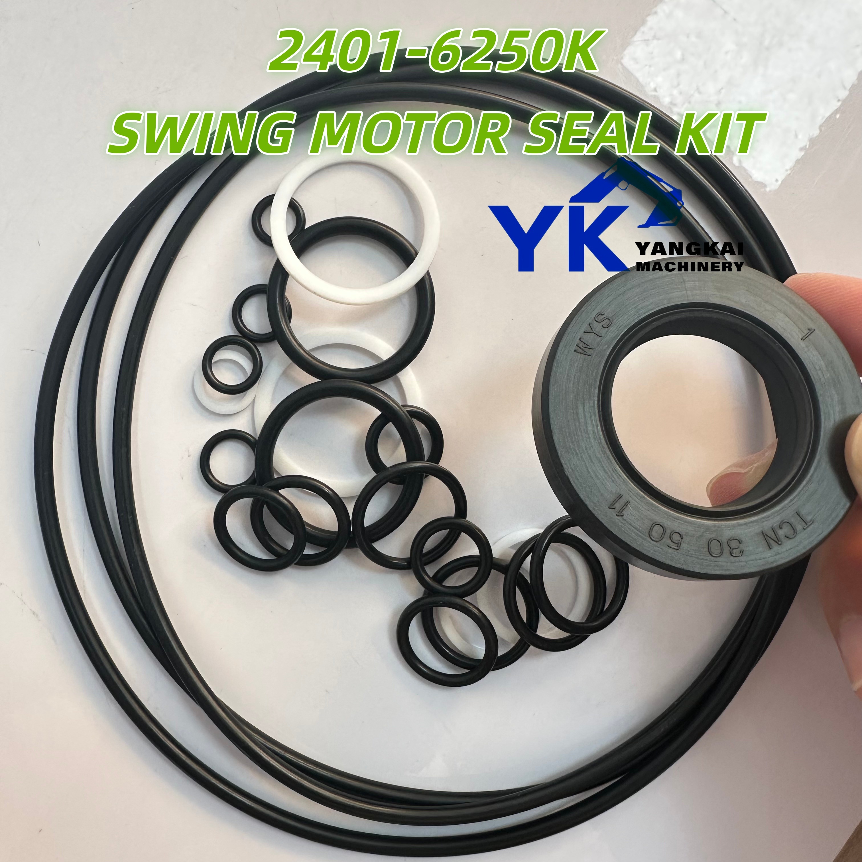 2401-6250K Swing Motor Seal Kit High-Performance Hydraulic Replacement Fits Doosan Excavator
