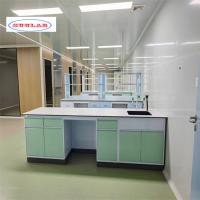 Embalagem de madeira compensada para exportação bancos de parede de laboratório revestimento em pó para durabilidade