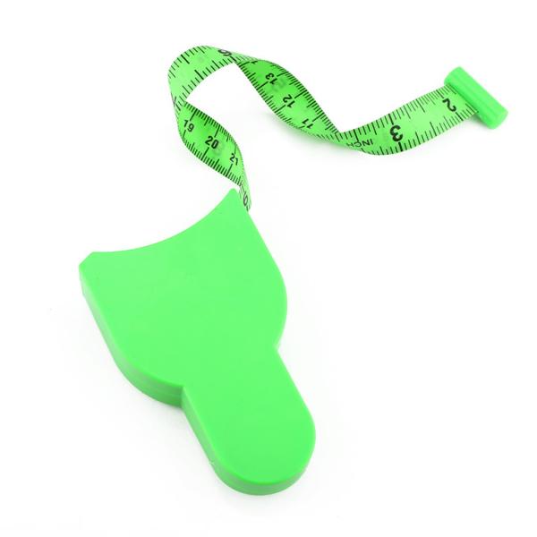 Wintape Пластиковая измерительная лента на заказ 2м 80 дюймов Зелёный винил покрытый мягкая маленькая лента для измерения размеров тела