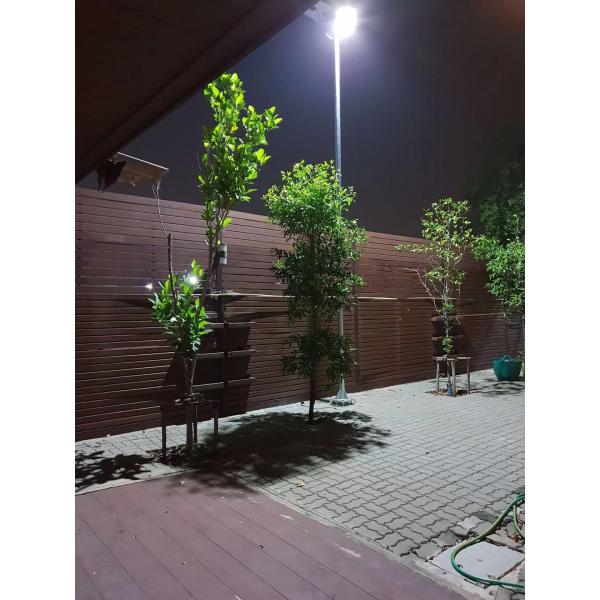 Luz de calle solar integrada inteligente de ROHS LED 4000LM con la inducción del cuerpo humano