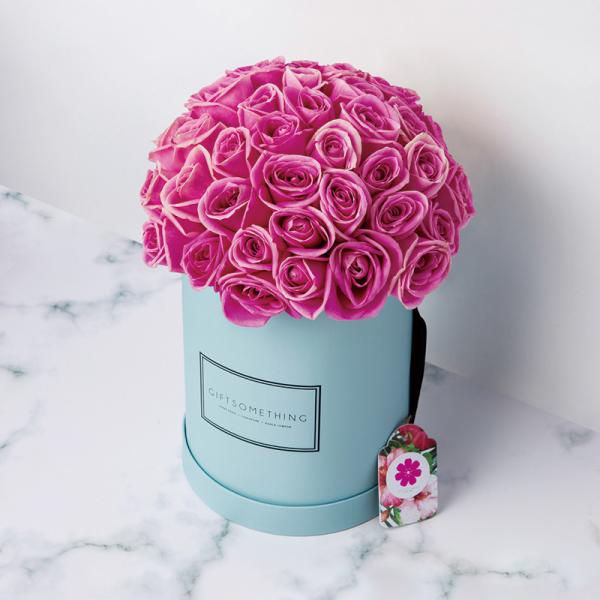 CMYK Printing 157gsm 0.5kg Flower Cylinder Paper Boxes