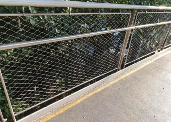 Weather Resistant High Strength Flexible Structure Aviary Rope Netting Stainless Steel Wire Rope Mesh