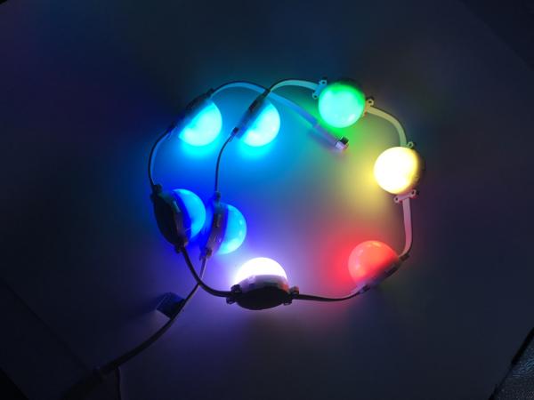 512 ドット RGBW チップ LED ピクセルライト 24 ボルト Ip65 PC 防水