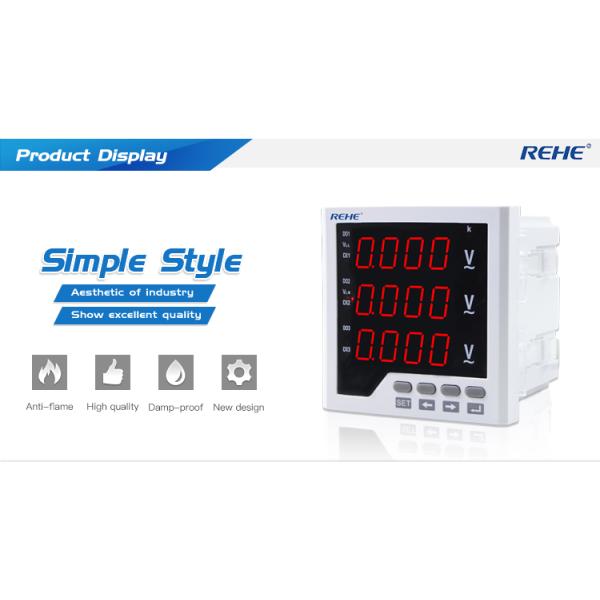 Three phase digital intelligent voltage meter voltmeter  panel meter
