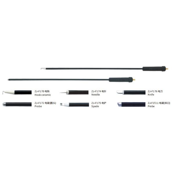 5mm Ceramics Head L Hook Monopolar Electrode for Safe and Accurate Laparoscopic Surgery