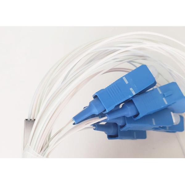 PON CATV LAN 0.9mm Steel Pipe Fiber Optic PLC Splitter 1x8 SC UPC