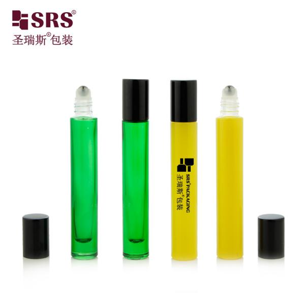 10 мл Круглой формы Пустое стекло Чистое толстое дно Без утечки Эфирные масла Бутылки на роликах