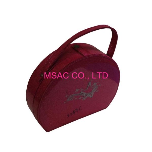 Dark Purple Makeup Carrying Case , Professional Makeup Travel Case