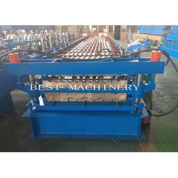 YX-686 762 Double Layer Deck Profile Roof Roll Forming Machine 8-12m/Min Speed