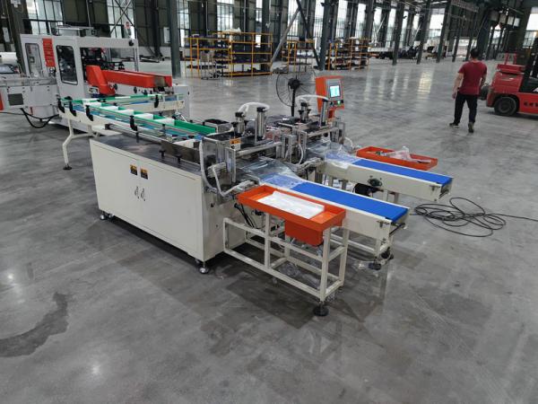 Machine d'emballage semi-automatique de 10/12 sacs de tissus faciaux en papier avec prix bon marché