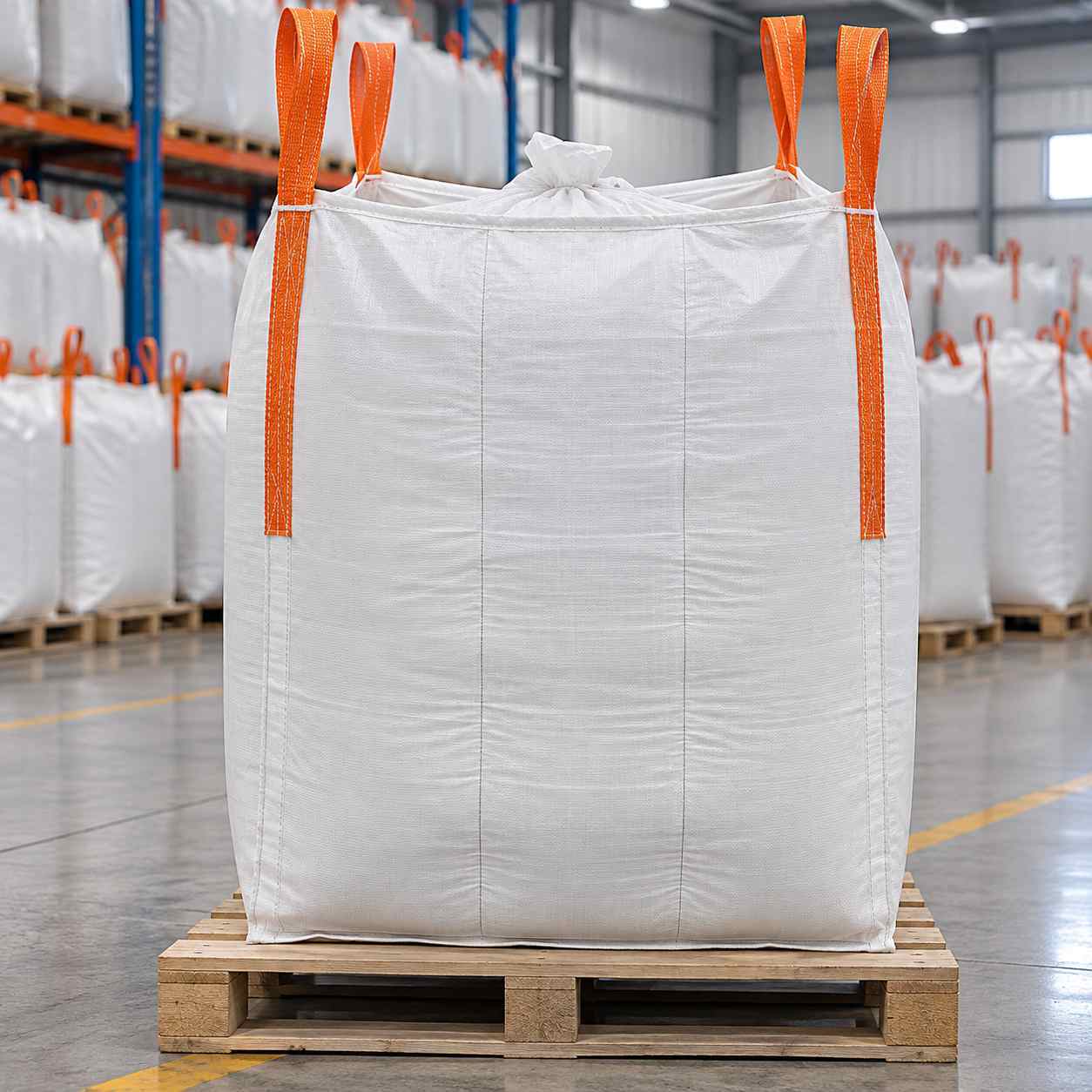 Internally Coated Spout Graphite Powder FIBC Bags For Fine Powder Filling